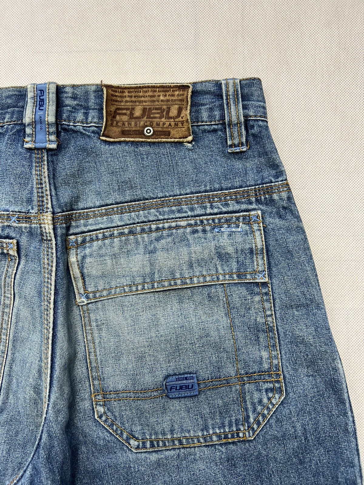 Fubu × Vintage Shorts Fubu hip hop rap vintage jeans baggy Size US 32 / EU 48 - 5 Thumbnail