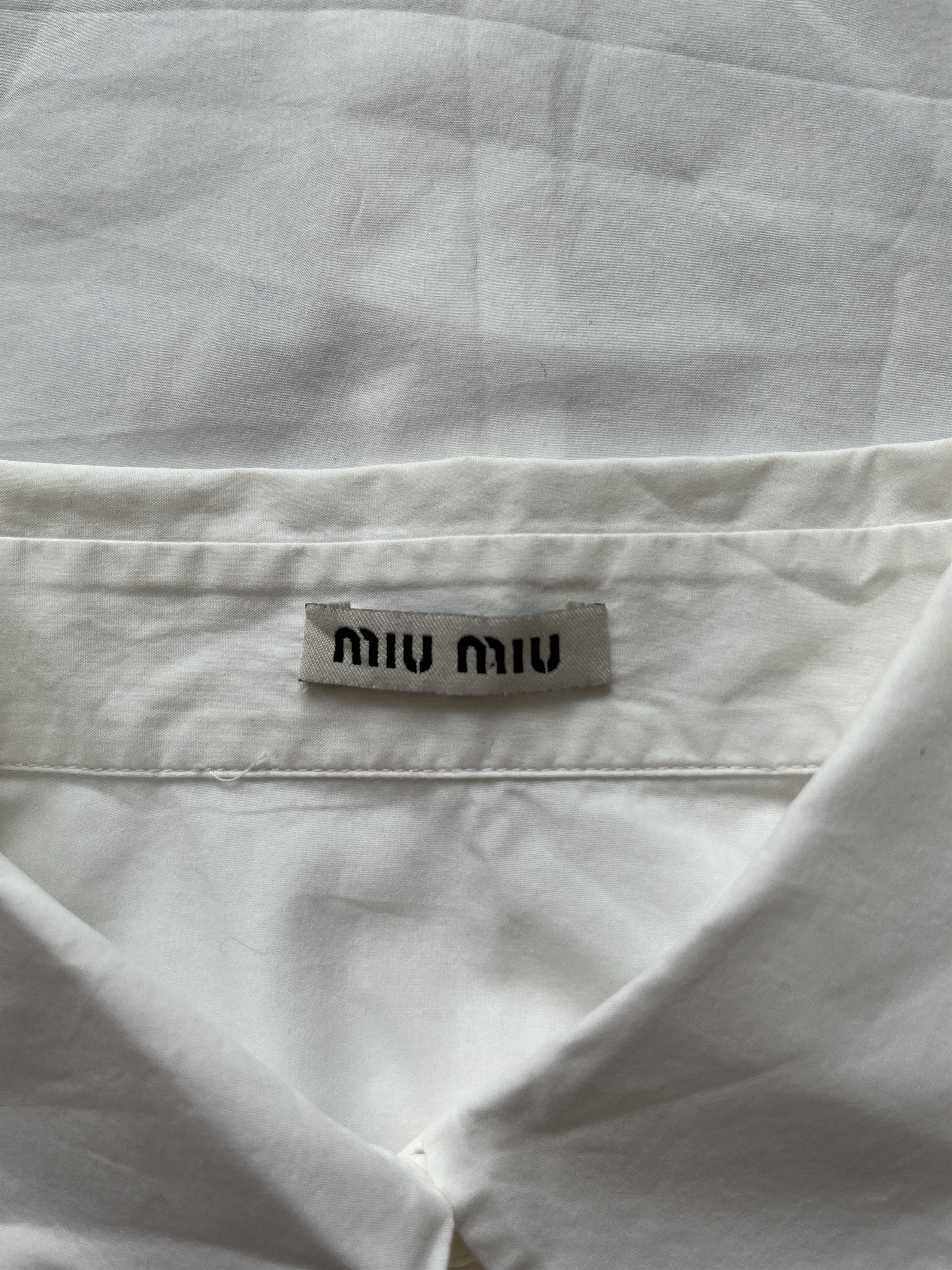 Miu Miu ⚡️QUICK SALE⚡️2014 Miu Miu Button Up Shirt with Ruffle Cuffs Size S / US 4 / IT 40 - 3 Thumbnail