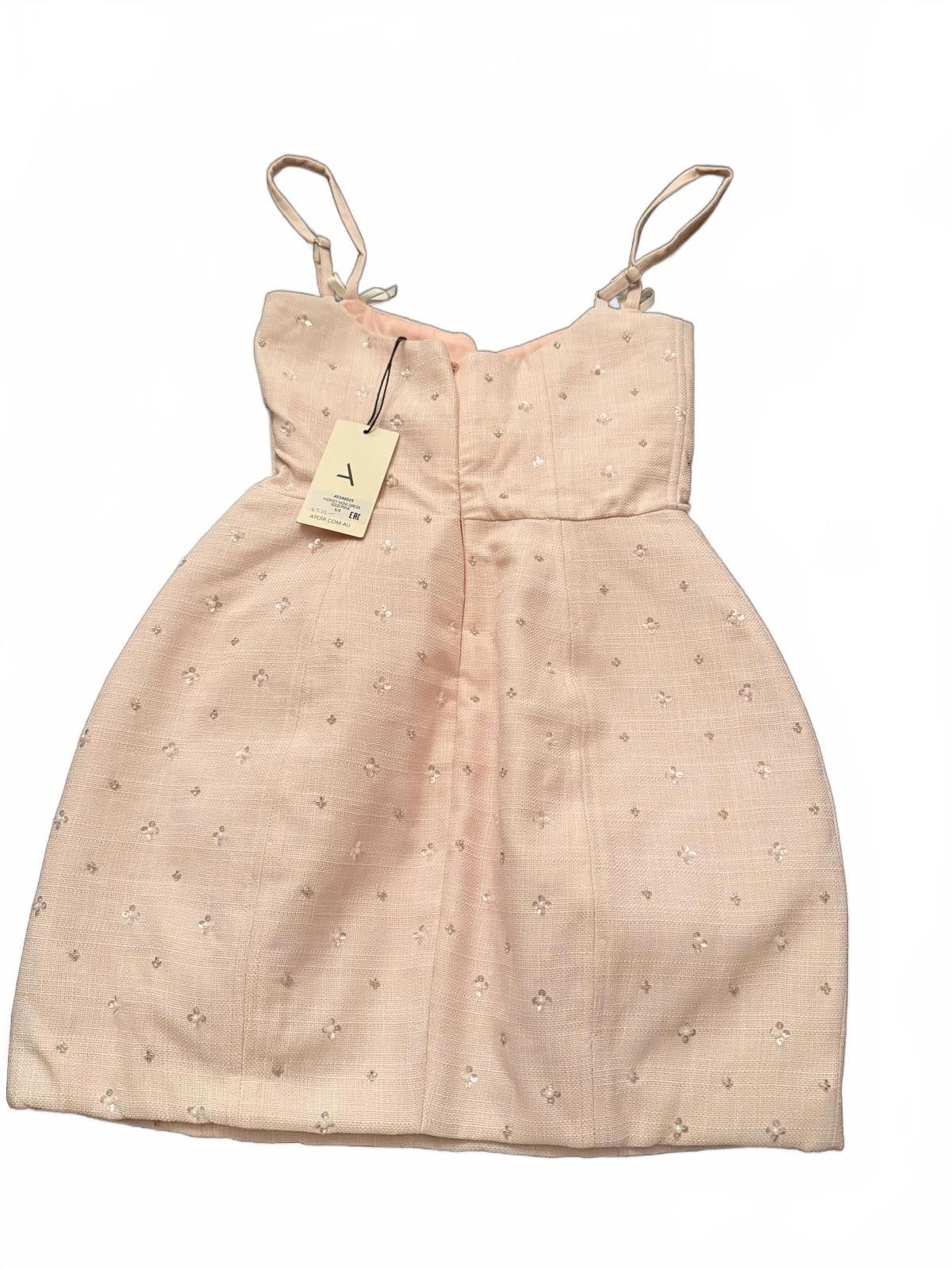 Other ATOIR Honey Mini Dress Pink with Sequin Embellishments Size S / US 4 / IT 40 - 4 Thumbnail