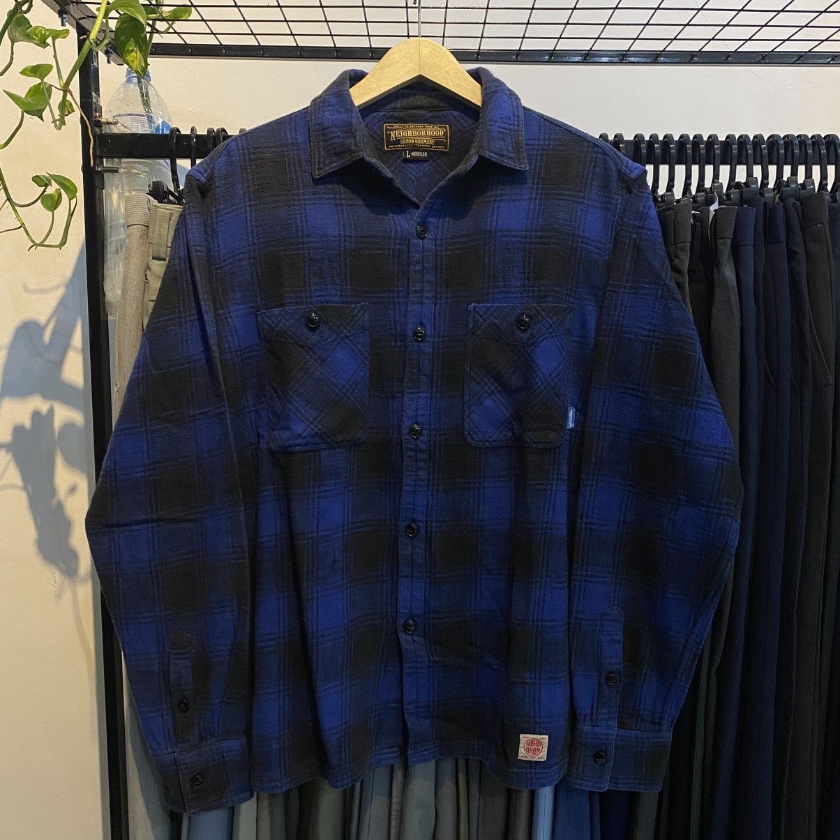 Neighborhood nbhd heavy weight flannelshirt