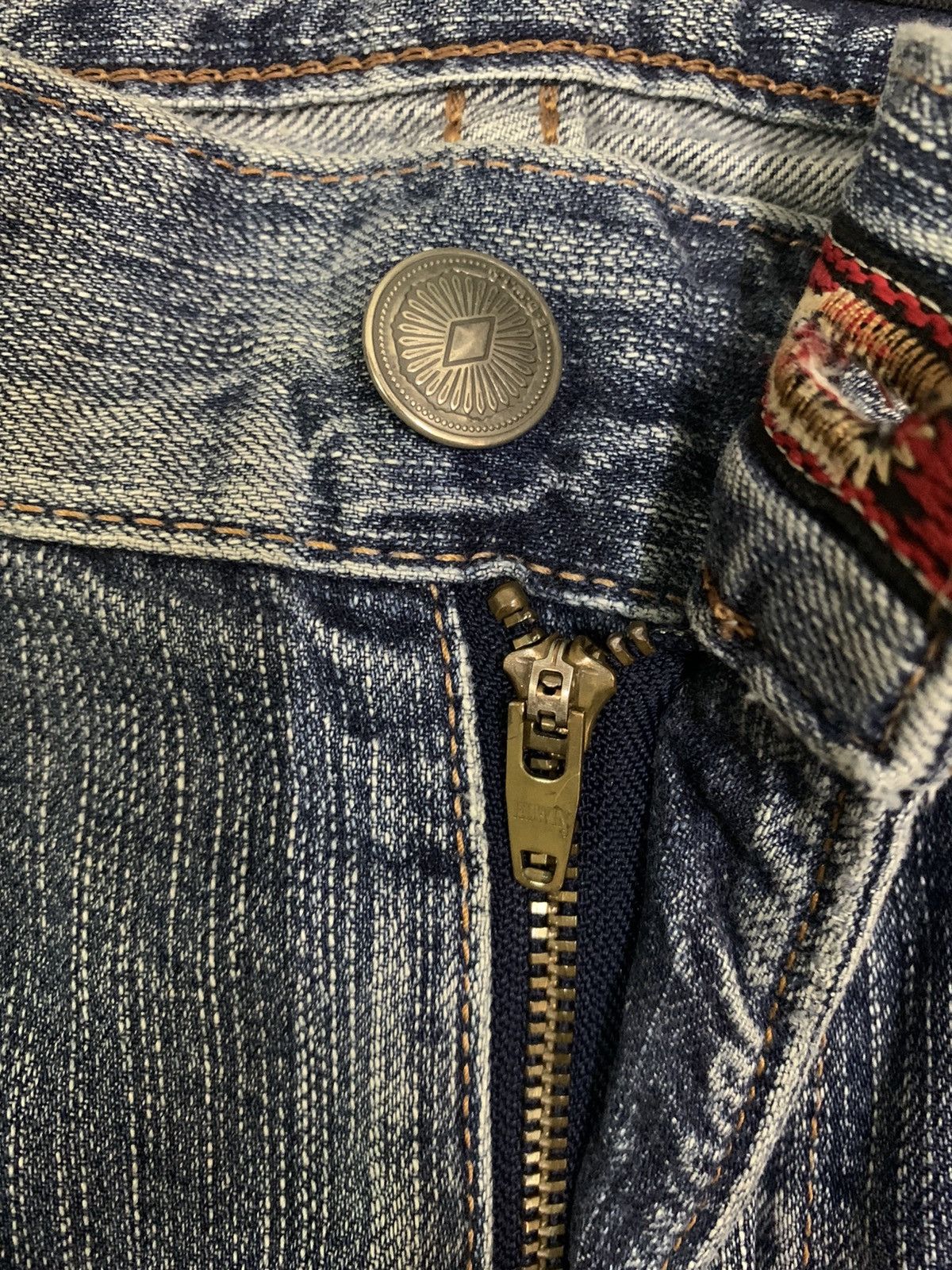 Edwin Vintage Edwin XV Classic Cowboy Style Baggy Distressed Jeans Size US 32 / EU 48 - 4 Thumbnail