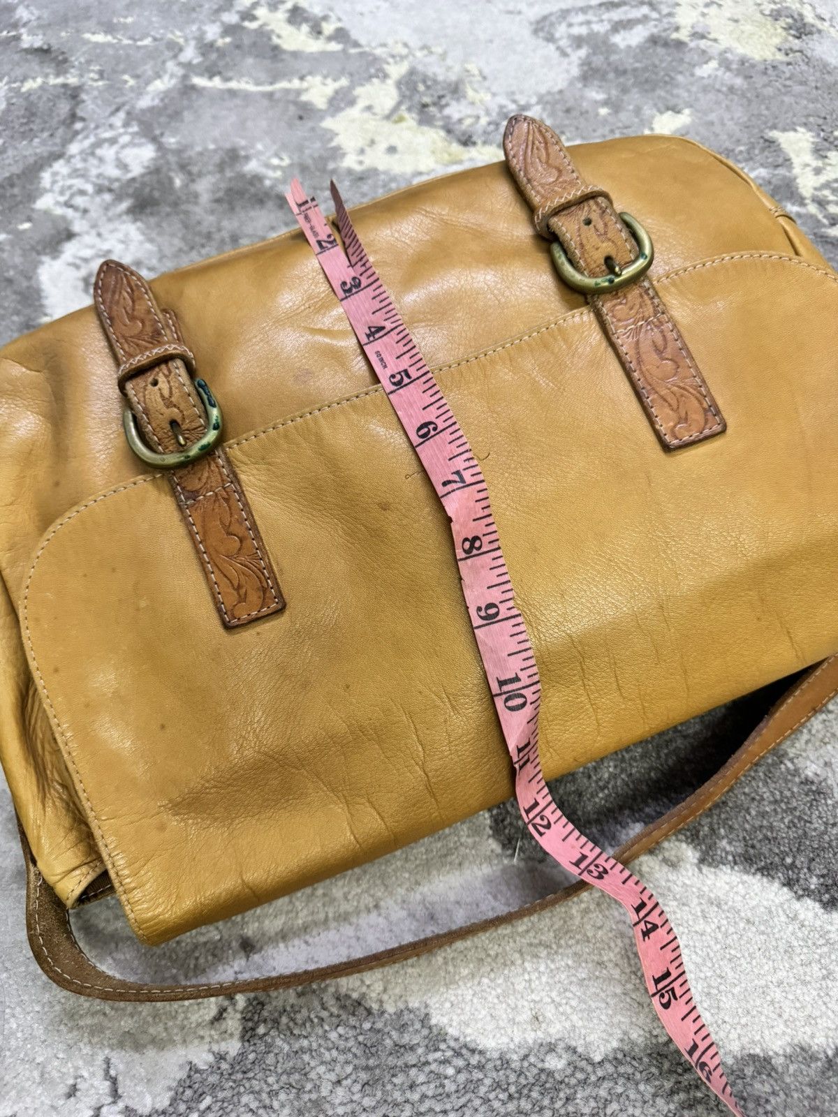 Yohji Yamamoto Y'SACCS BY YOHJI YAMAMOTO NATIVE LEATHER SLING BAG Size ONE SIZE - 4 Thumbnail