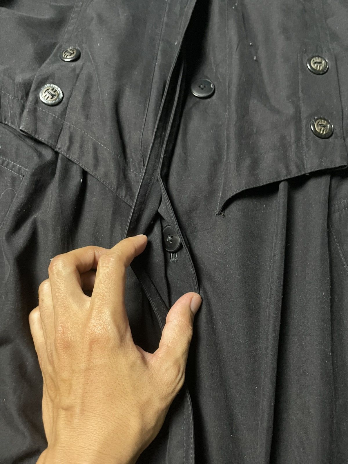 Japanese Brand × Vintage Japanese Brand Casual Long Trench Coat (96) Size US XXS / EU 40 - 8 Thumbnail