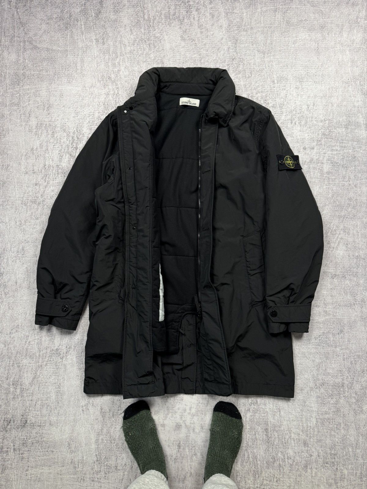 Stone Island Stone Island Nylon Micro Reps Primaloft trench coat jacket Size US XL / EU 56 / 4 - 5 Thumbnail