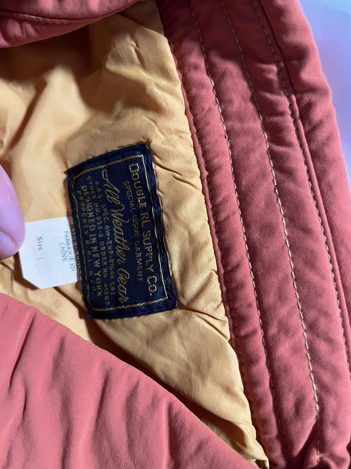 RRL Ralph Lauren Mountaineer Quilted Shell Shirt Jacket Size US L / EU 52-54 / 3 - 5 Thumbnail