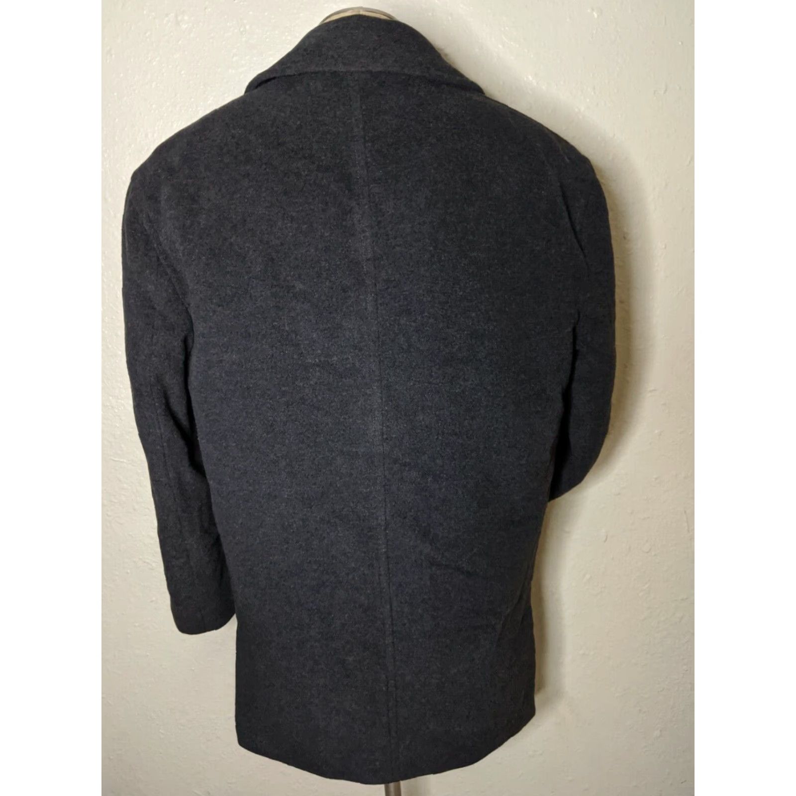 Ralph Lauren Ralph Lauren Car Coat (Gray) 38R Small Wool Flannel Quilt Lined Jacket - Regular Mens Size US XXS / EU 40 - 2 Thumbnail