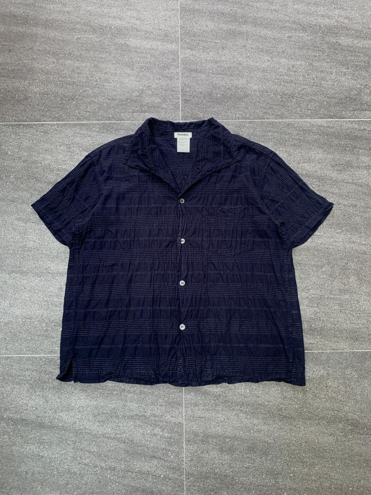 Issey Miyake Plantation Wrinkled Shirt Size US M / EU 48-50 / 2 - 2 Thumbnail