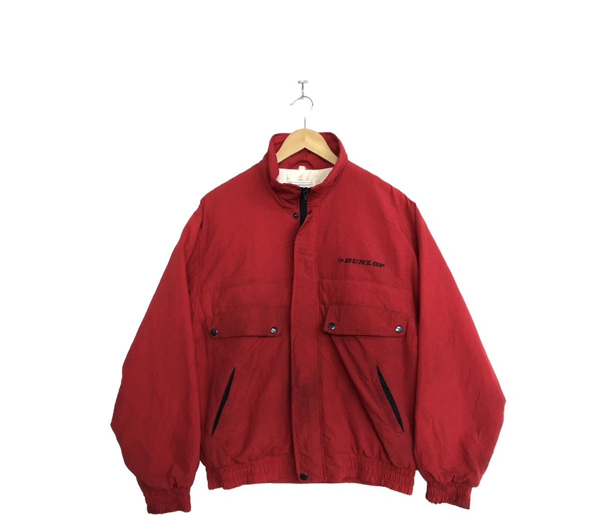 Dunlop × Vintage Vintage Dunlop Motosports Grasphic Bomber Jacket Size US L / EU 52-54 / 3 - 1 Thumbnail
