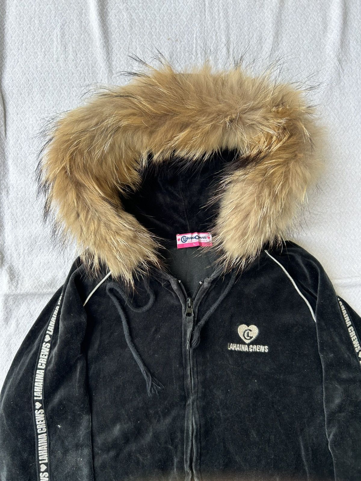 Japanese Brand Lahaina crews velvet furhoodie style ifsix lgb Size US M / EU 48-50 / 2 - 7 Thumbnail