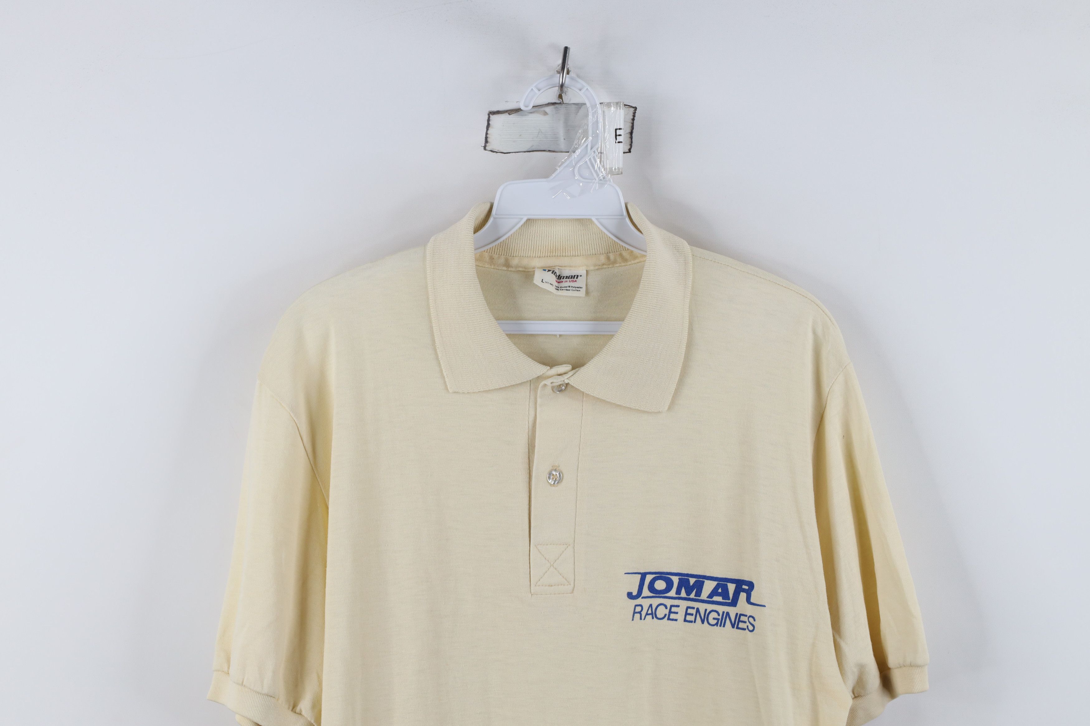 Vintage Vintage 70s 80s Jomar Race Engines Collared Polo Shirt USA Size US L / EU 52-54 / 3 - 2 Thumbnail