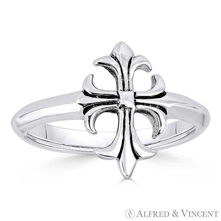 Other Medieval / Coptic Cross Charm Ring in .925 Sterling Silver Size ONE SIZE - 1 Preview