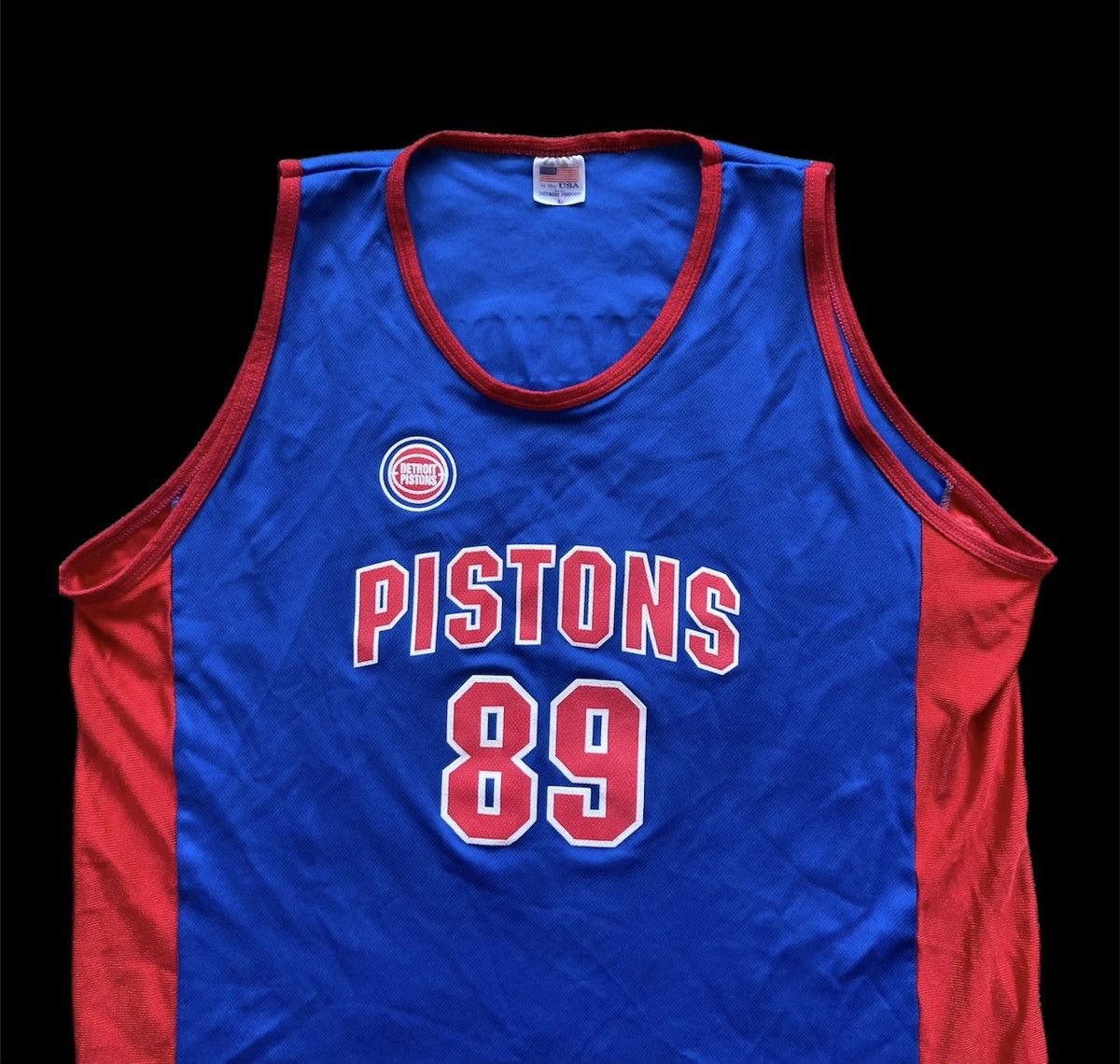 NBA Vintage 1990 Detroit Pistons NBA Champions Jersey Coca-Cola Size US XL / EU 56 / 4 - 3 Thumbnail