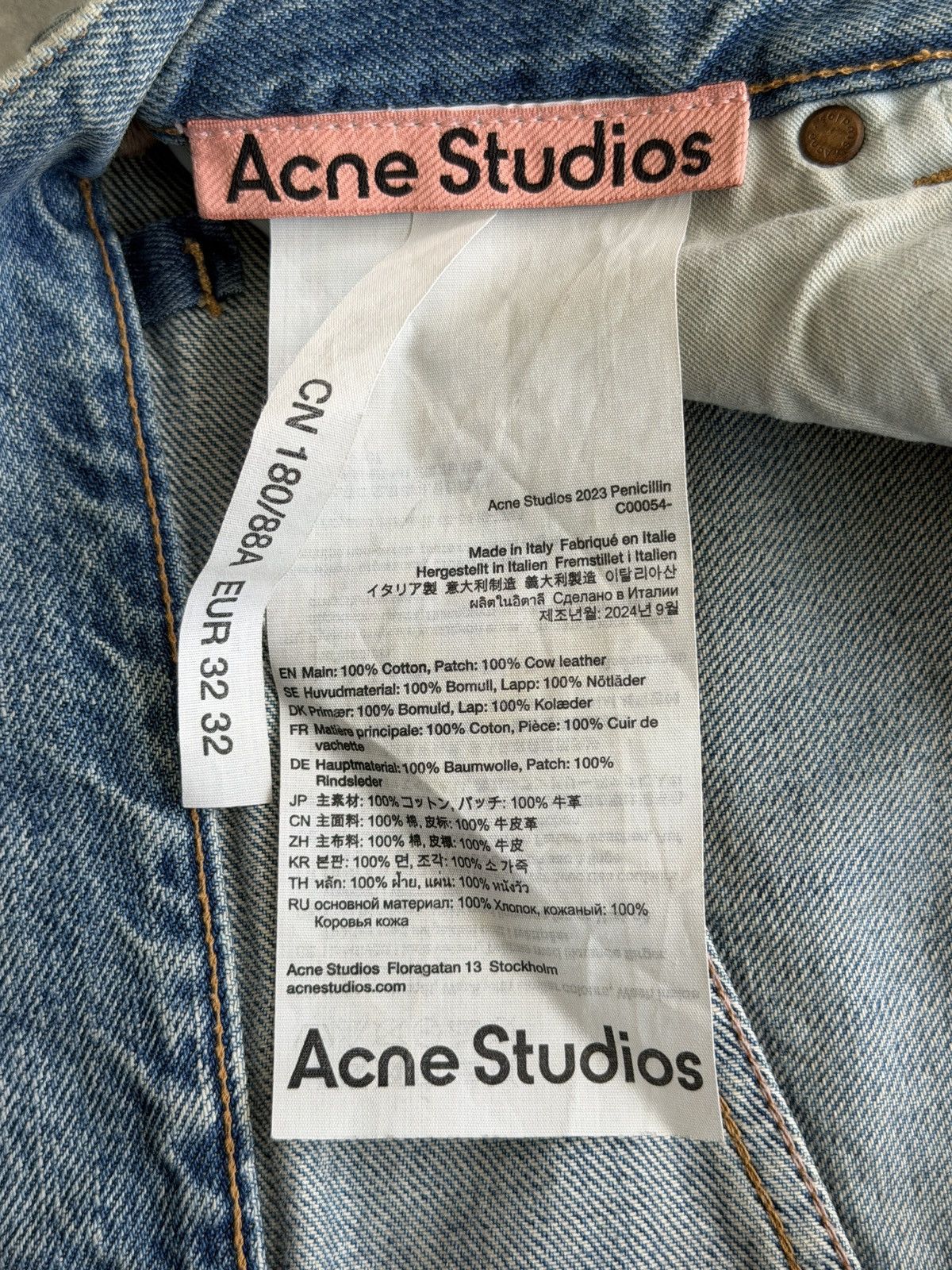 Acne Studios SOLD**Acne studios 2023M penicillin jeans Size US 32 / EU 48 - 7 Thumbnail
