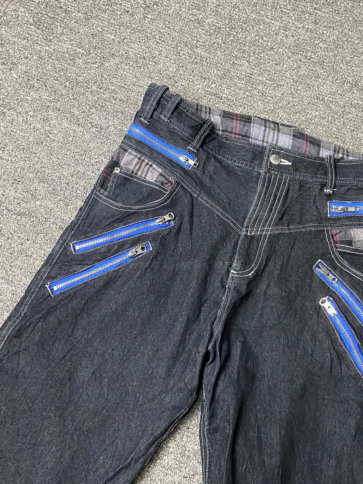 AMP AMP by Manydope Double Waist Short Jeans (151) Size US 32 / EU 48 - 11 Thumbnail