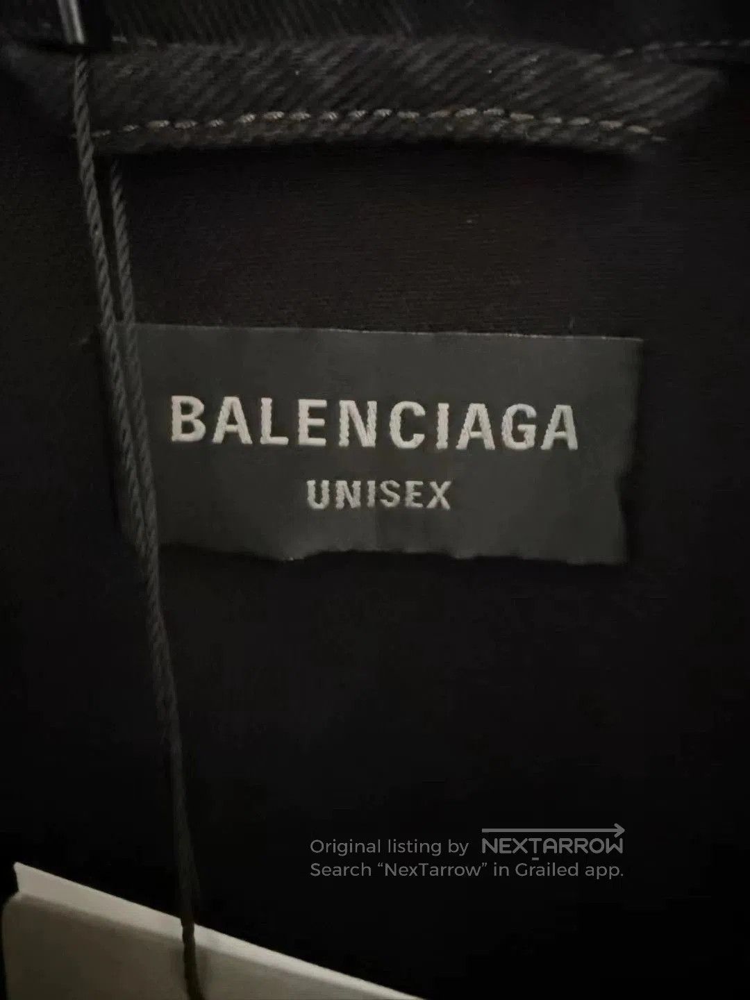 Balenciaga Balenciaga Graffiti Logo Denim Jacket. Size US M / EU 48-50 / 2 - 3 Thumbnail