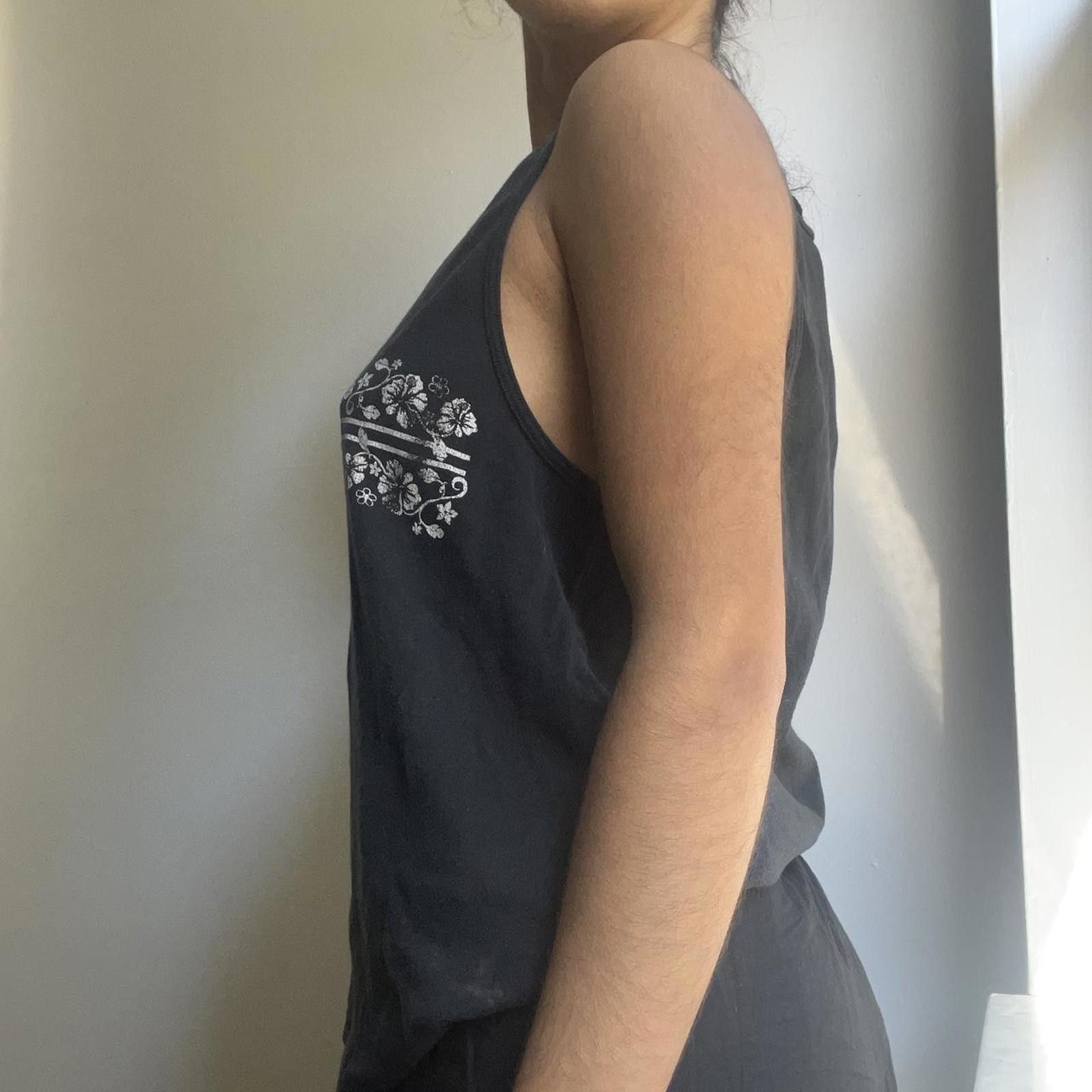 Other Black muscle tank surf classics with hibiscus white print Size XL / US 12-14 / IT 48-50 - 4 Thumbnail