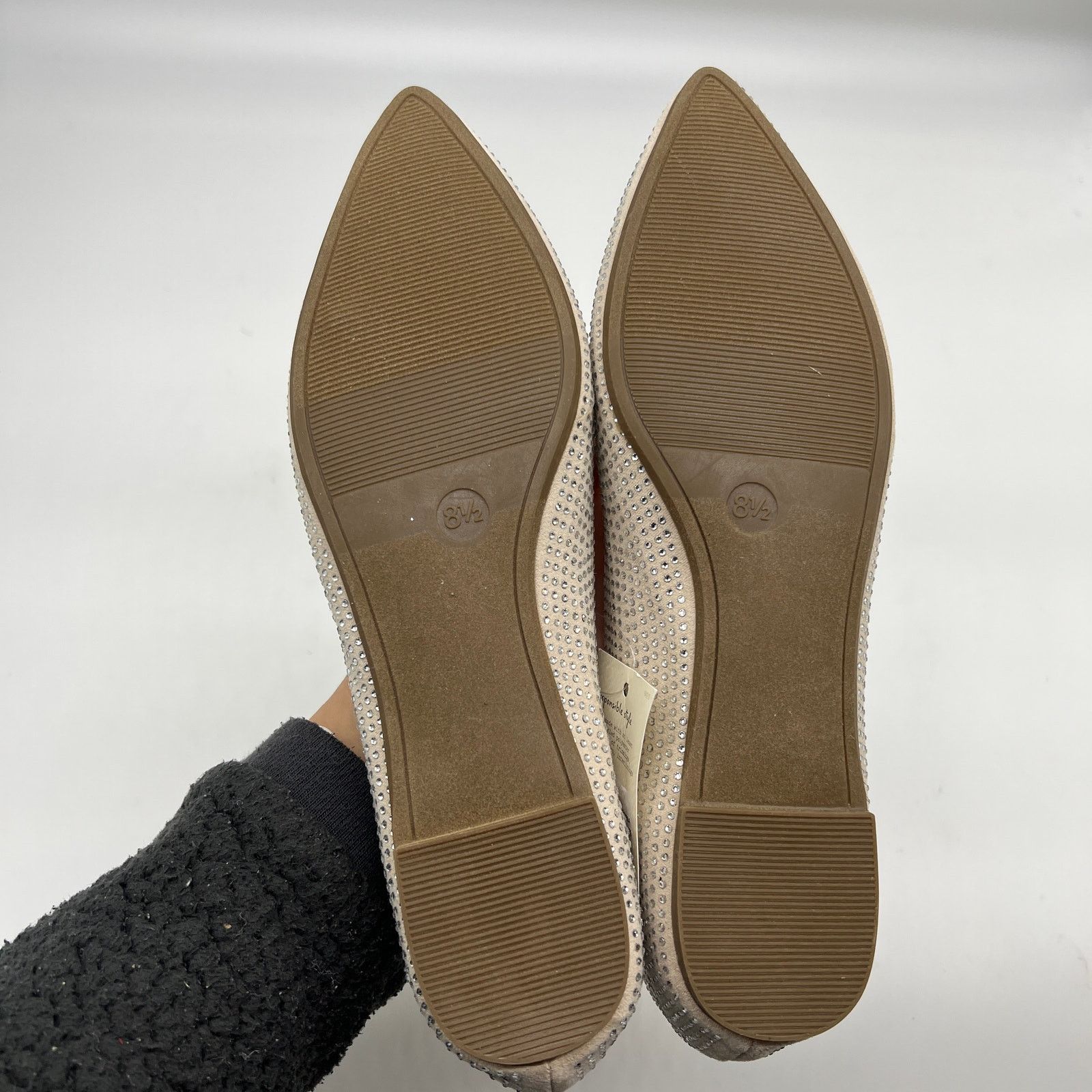Other A New Day Women's Corinna Ballet Rhinestone Flats Size 8.5 Size US 8.5 / IT 38.5 - 5 Thumbnail