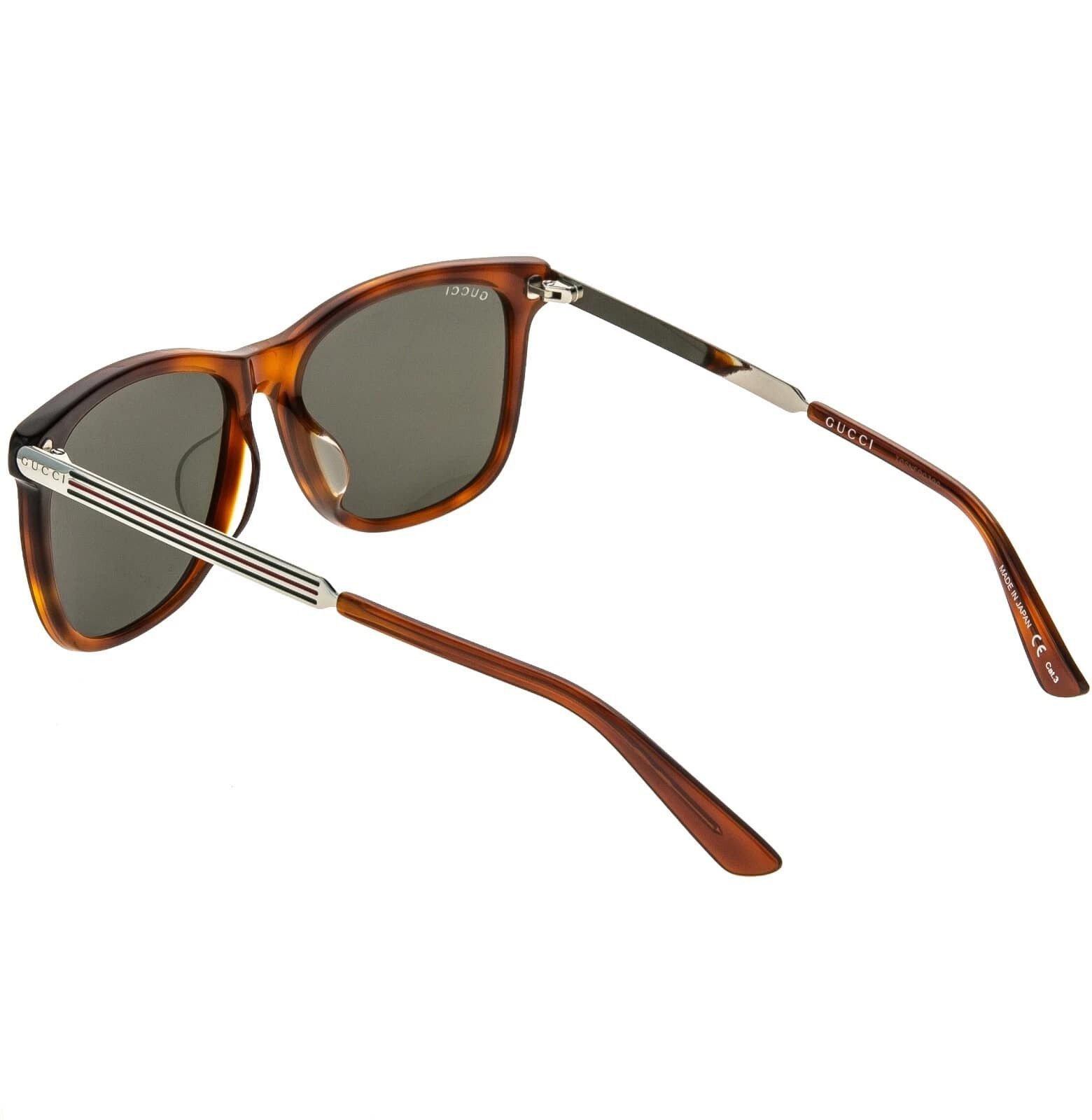Gucci GUCCI GG0078S WEB 0078 Metal Aviator Classic Sunglasses Size ONE SIZE - 7 Thumbnail