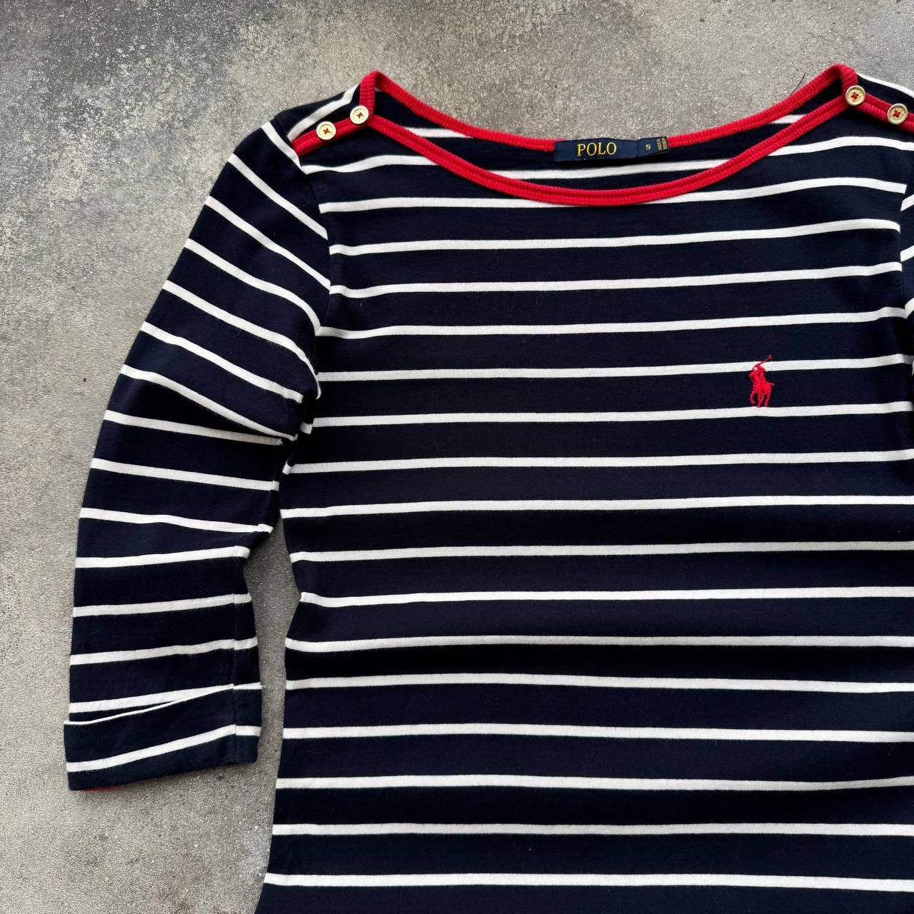 Polo Ralph Lauren × Vintage Polo Ralph Lauren Vintage Red Pony Y2K Long T-Shirt Size S / US 4 / IT 40 - 3 Thumbnail