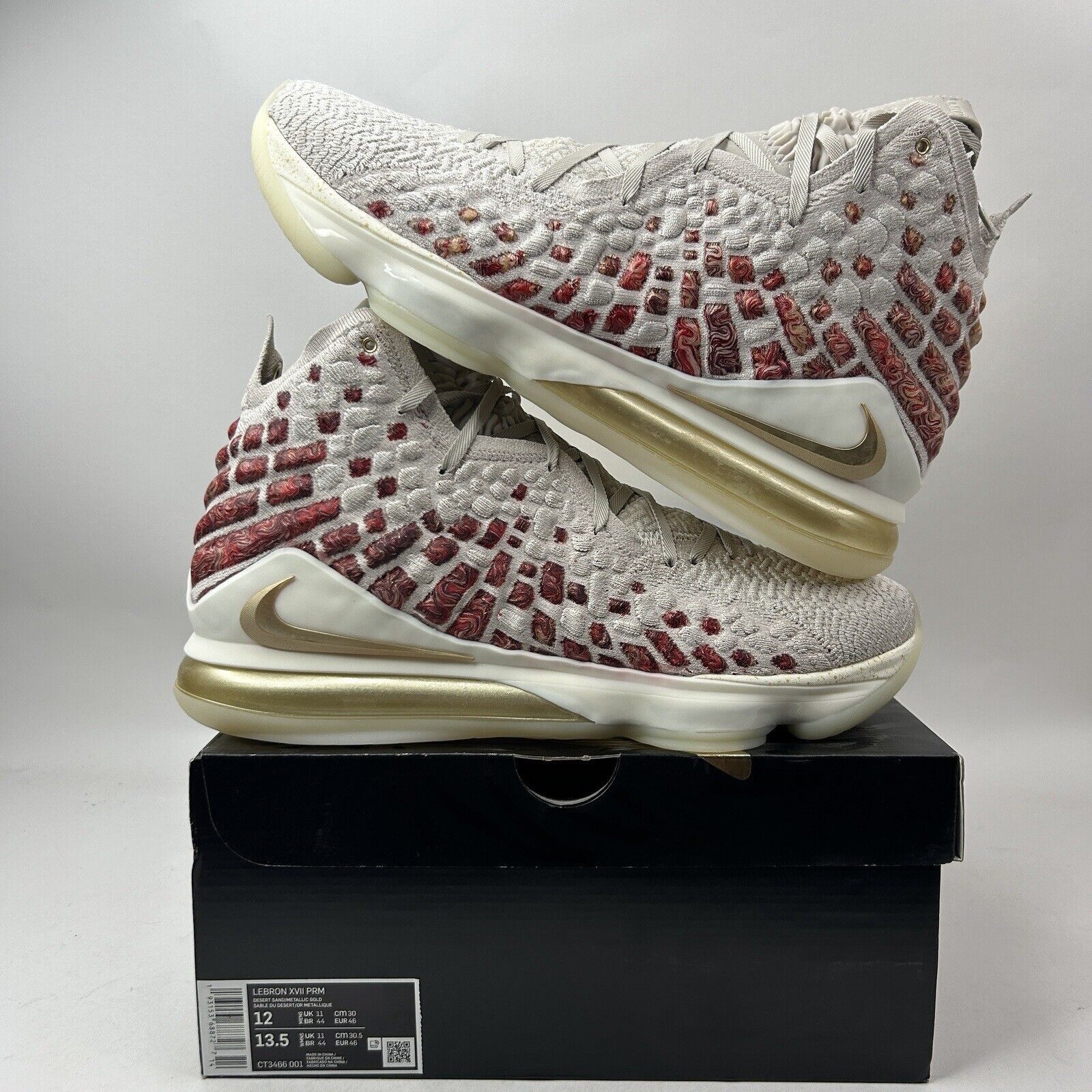 Nike Nike LeBron James 17 XVII “Harlem Win/Win” 2023 Size US 12 / EU 45 - 1 Thumbnail