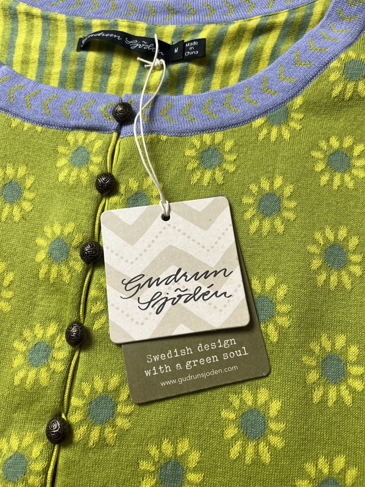 Gudrun Sjoden Women’s Gudrun Sjoden Folkloric Floral Embroidered Cardigan Size M / US 6-8 / IT 42-44 - 8 Thumbnail