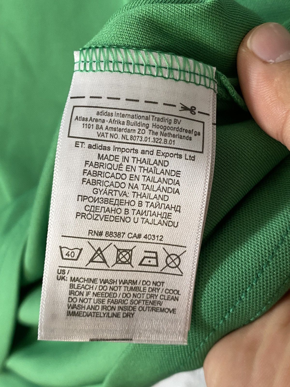 Adidas × Vintage Rare Vintage Republic of Ireland Adidas Soccer Jersey Team Size US M / EU 48-50 / 2 - 4 Thumbnail