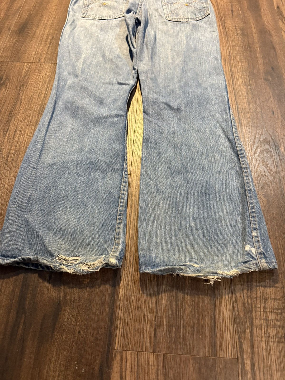 Vintage 🔥Vintage 70s Made In Usa Dee Cee Bell Bottom Pants🔥 Size US 28 / EU 44 - 4 Thumbnail