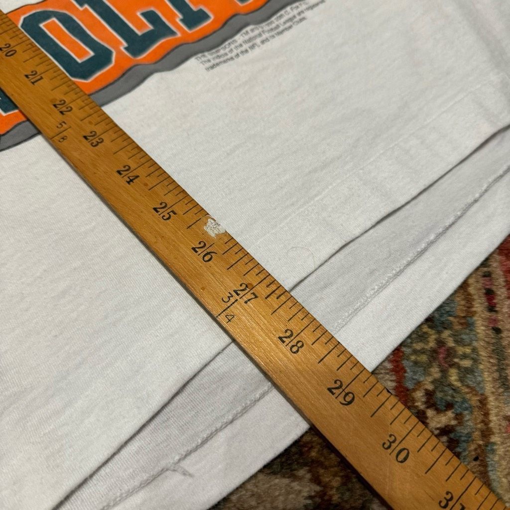 The Simpsons Vintage 1990 Bart Simpson Miami Dolphins Graphic Tee T-shirt Size US L / EU 52-54 / 3 - 7 Thumbnail