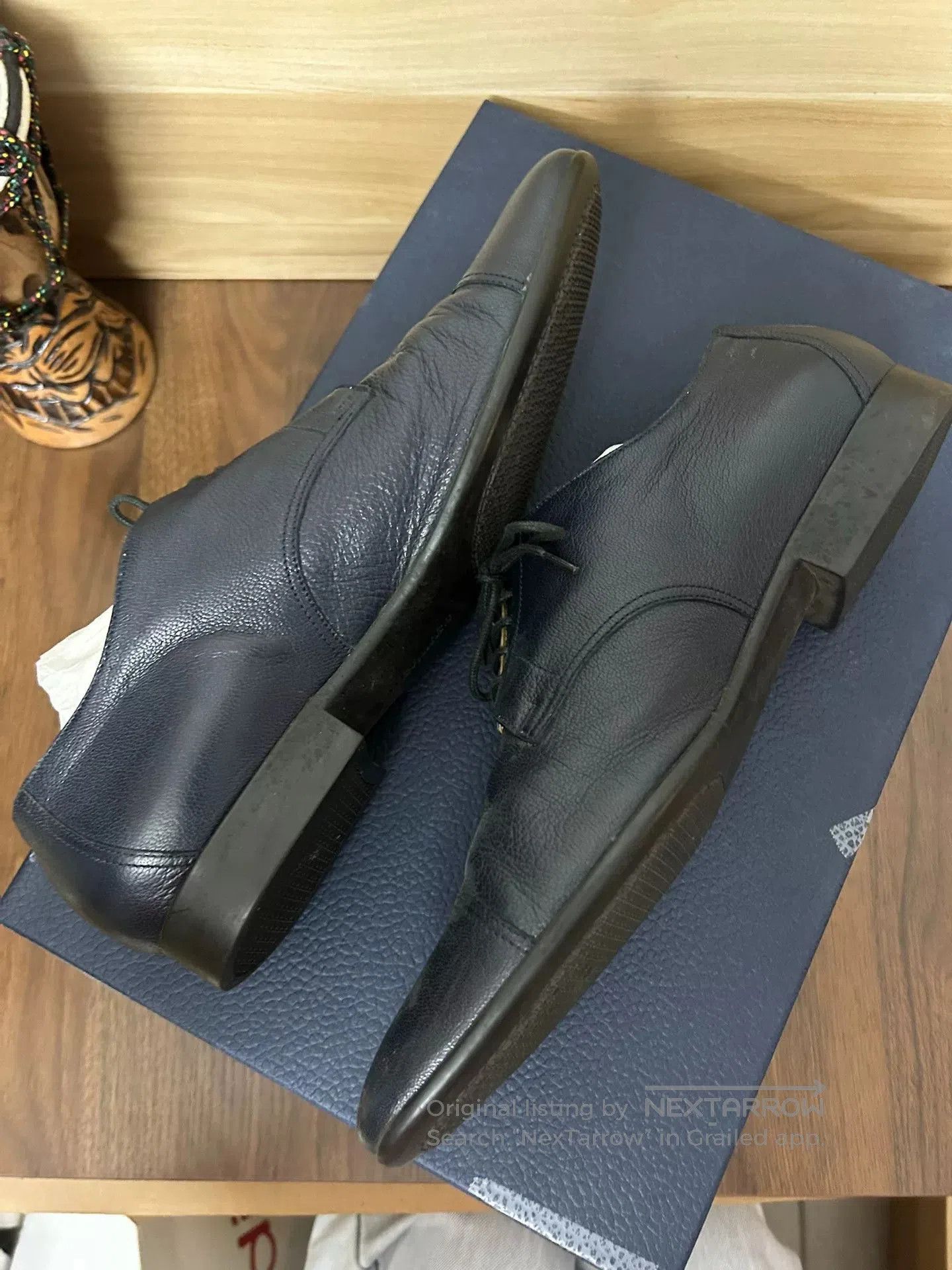 Hermes Hermes Men's Business Leather Shoes Size 41. Size US 8 / EU 41 - 4 Thumbnail