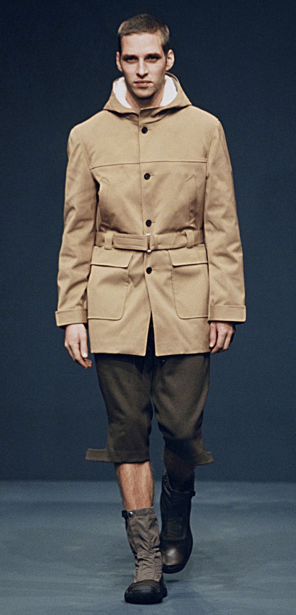 Prada FW1999 Prada Beige Buttoned Hooded 2 in 1 Coat Size US M / EU 48-50 / 2 - 2 Thumbnail