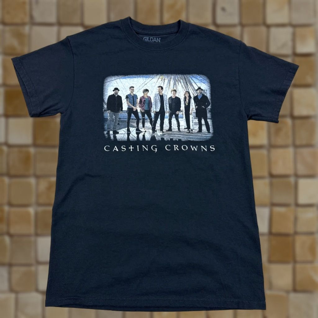 Gildan Casting Crowns 2019 Only Jesus Tour Double-Sided T Shirt Size Small Men Black Short Sleeve Gildan Shirt Size US S / EU 44-46 / 1 - 1 Thumbnail