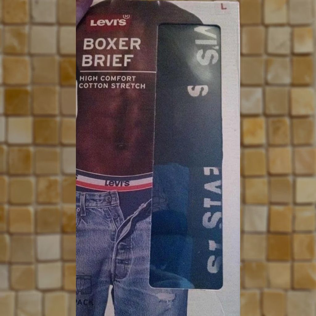 Levi's LEVI'S BOXER BRIEF COTTON STRETCH UNDERWEAR 4 PACK MENS L 36/38 HIGH COMFORT Size 42R - 1 Preview