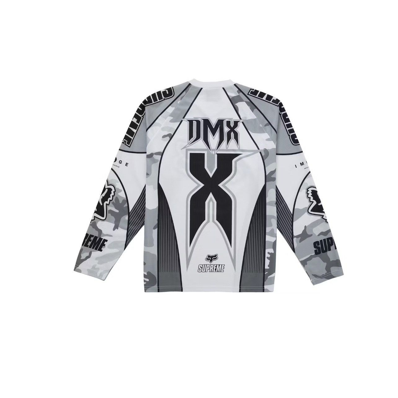 Fox Racing × Supreme Supreme Fox Racing DMX Jersey White Size:Large Size US L / EU 52-54 / 3 - 2 Thumbnail
