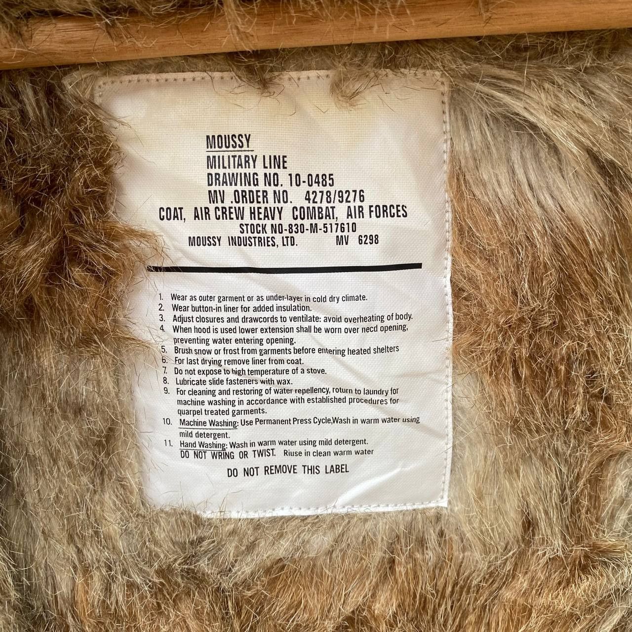 If Six Was Nine × MOUSSY Moussy Military Fur Raccoon Jacket Parka Size M / US 6-8 / IT 42-44 - 4 Thumbnail