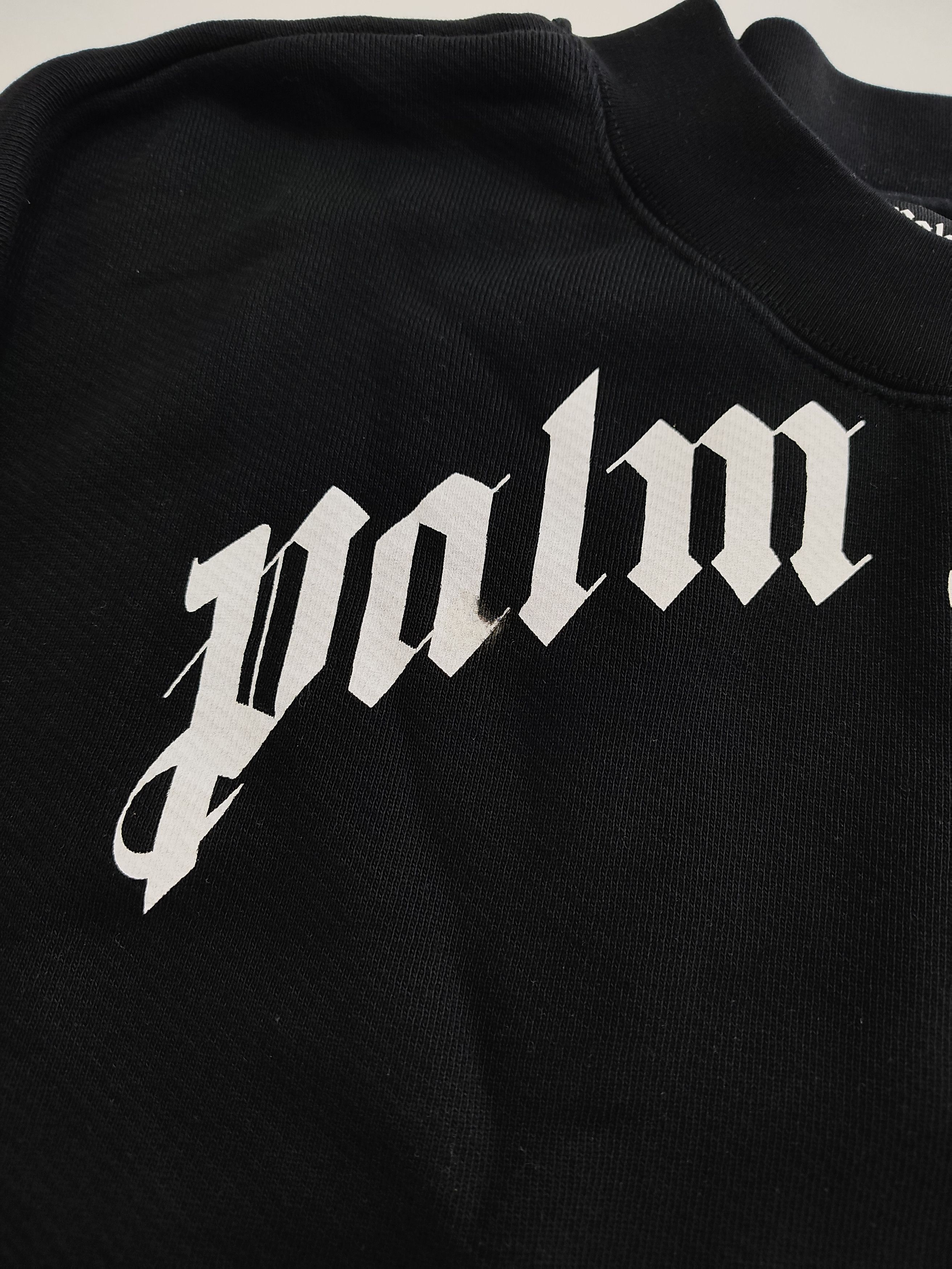Palm Angels Palm Angels "Curved Logo Sweatshirt" Size US XL / EU 56 / 4 - 3 Thumbnail