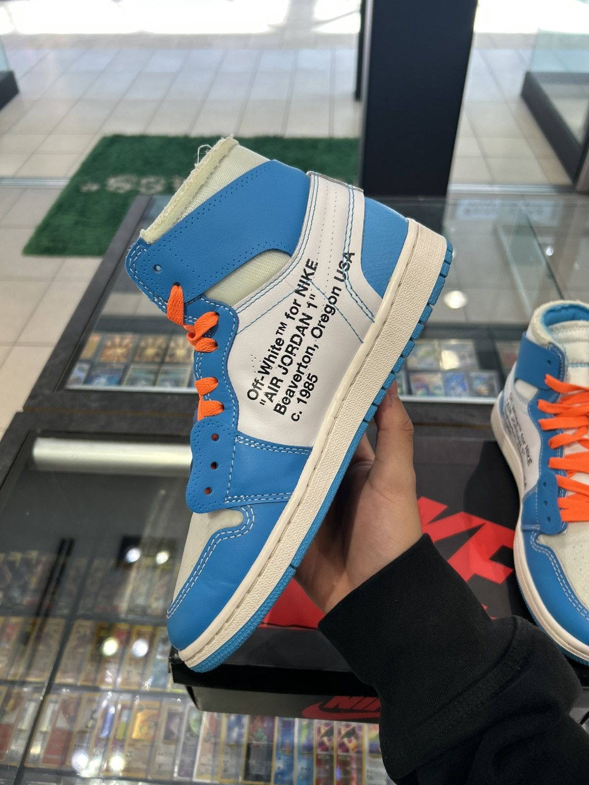 Jordan Brand × Off-White Jordan 1 Off-white UNC Size US 7.5 / EU 40-41 - 9 Thumbnail
