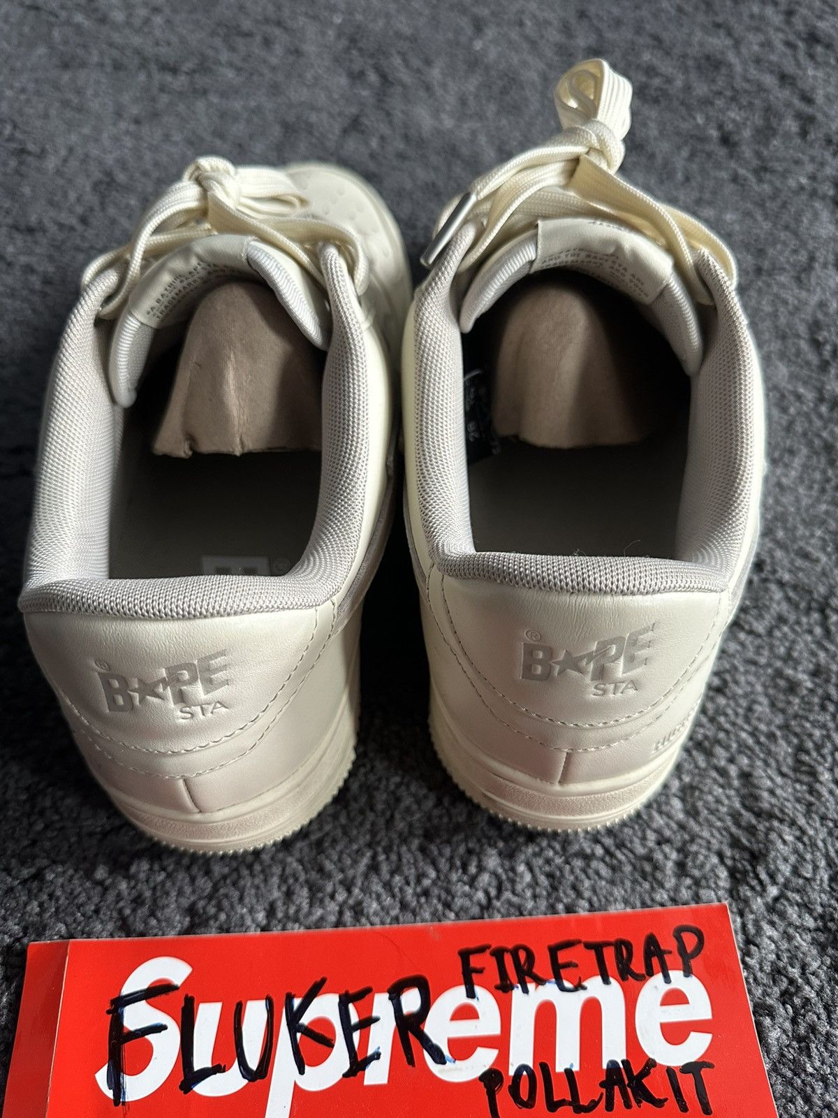 Bape × Highsnobiety BAPE x Highsnobiety BAPE STA in the "Ivory" Size US 10 / EU 43 - 4 Thumbnail