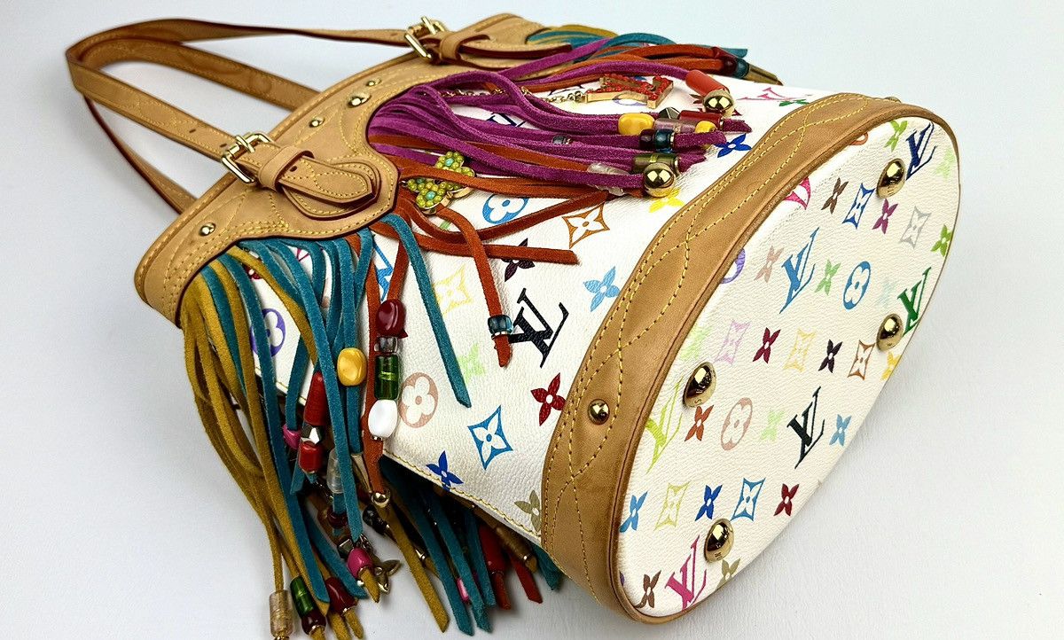 Louis Vuitton × Takashi Murakami Louis Vuitton - Murakami - SS06 - Multicolor - Fringe Bucket Size ONE SIZE - 15 Thumbnail