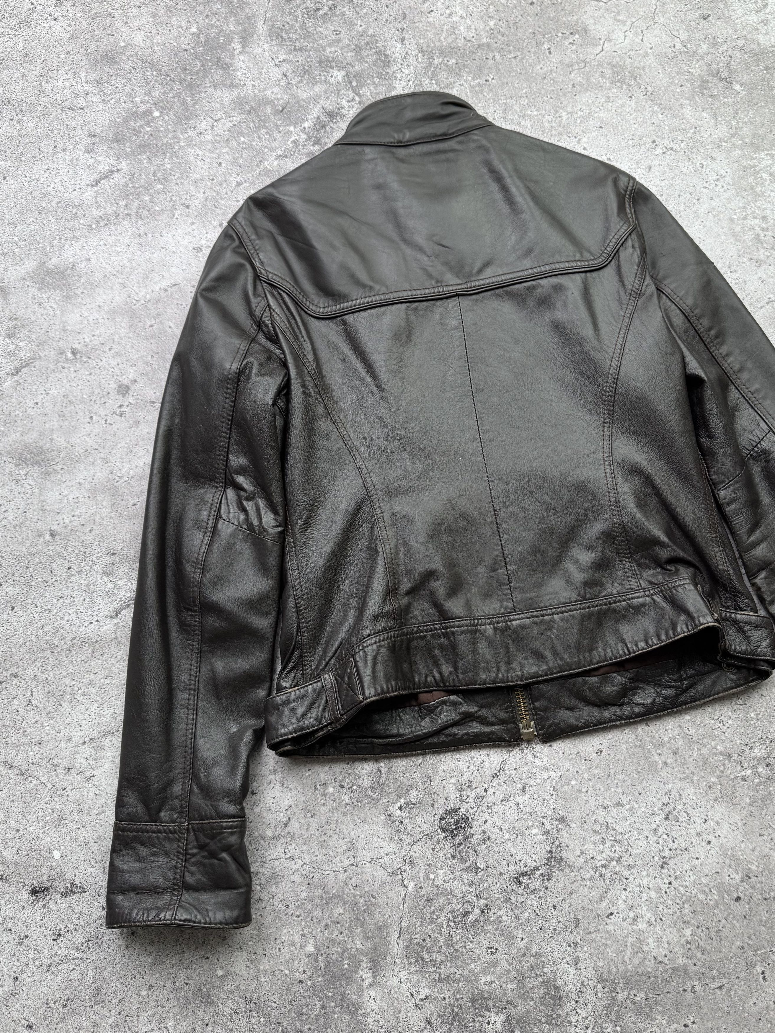 Japanese Brand Vintage Cropped Leather Jacket C539(V2) Size L / US 10 / IT 46 - 15 Thumbnail