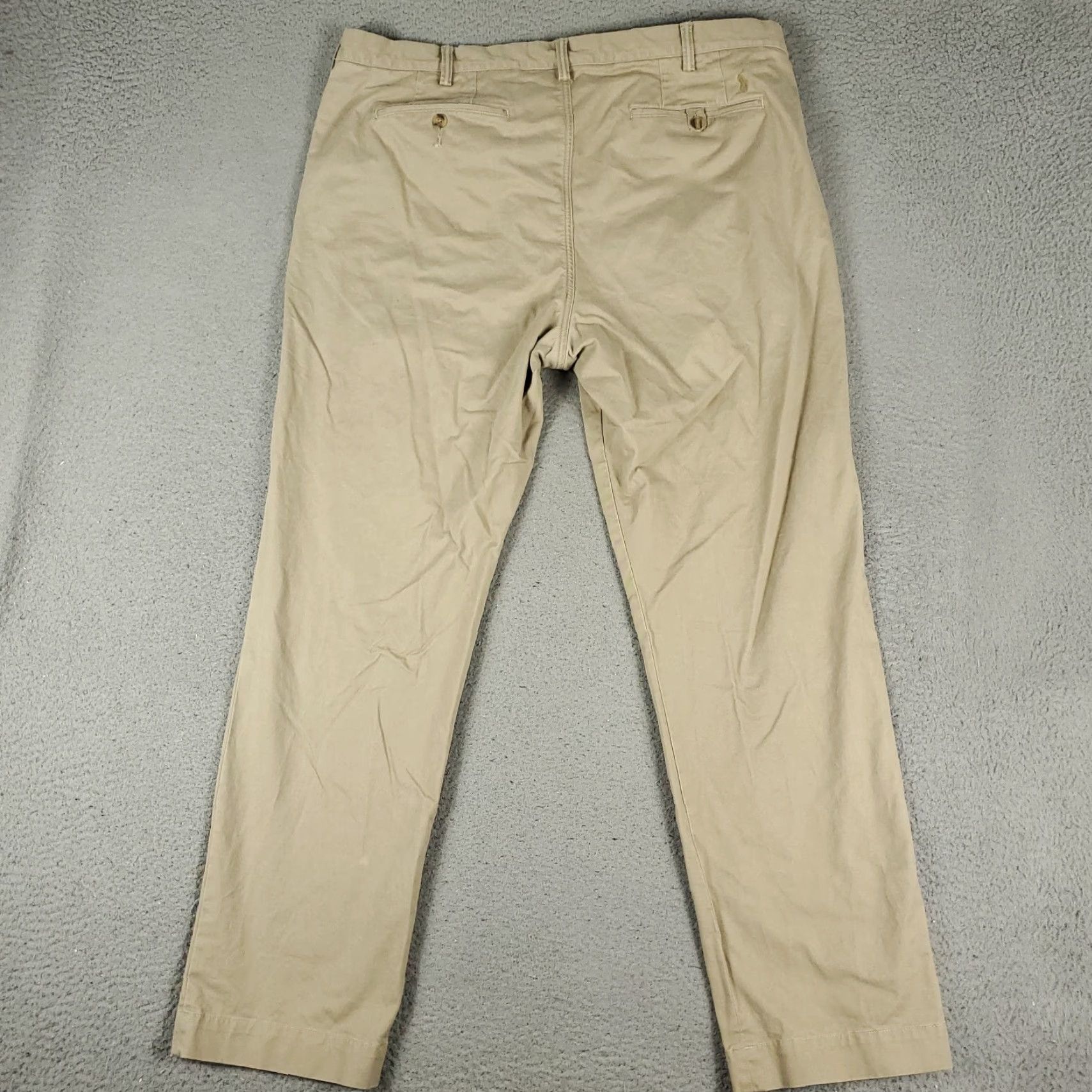 Ralph Lauren Ralph Lauren Chino Pants Mens 40x32 Beige Flat Front Casual Trousers Size US 40 / EU 56 - 7 Thumbnail