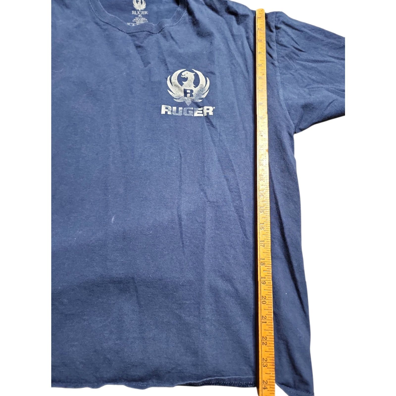 Doublet VINTAGE RUGER T-Shirt Shirt Mens XL Distressed Double-Sided Blue 80s 90s Mens Size US XL / EU 56 / 4 - 3 Thumbnail