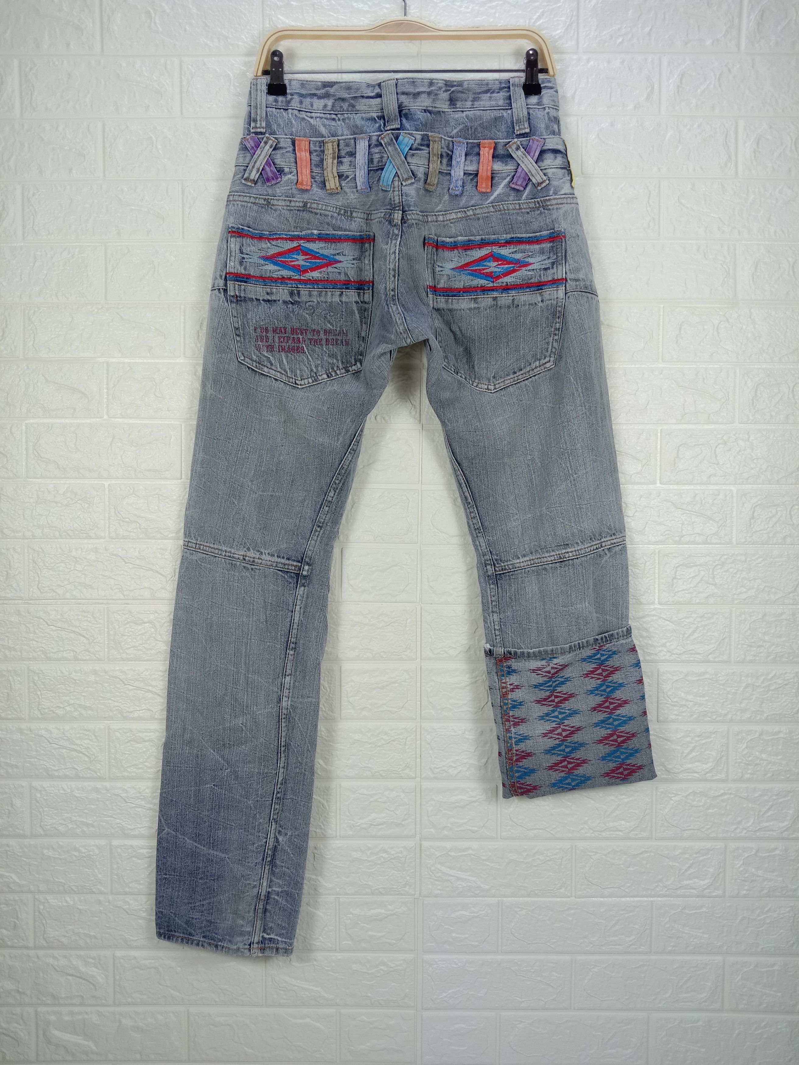 Japanese Brand Vintage Japanese Memory Special Double Waist Jeans Size US 30 / EU 46 - 6 Thumbnail