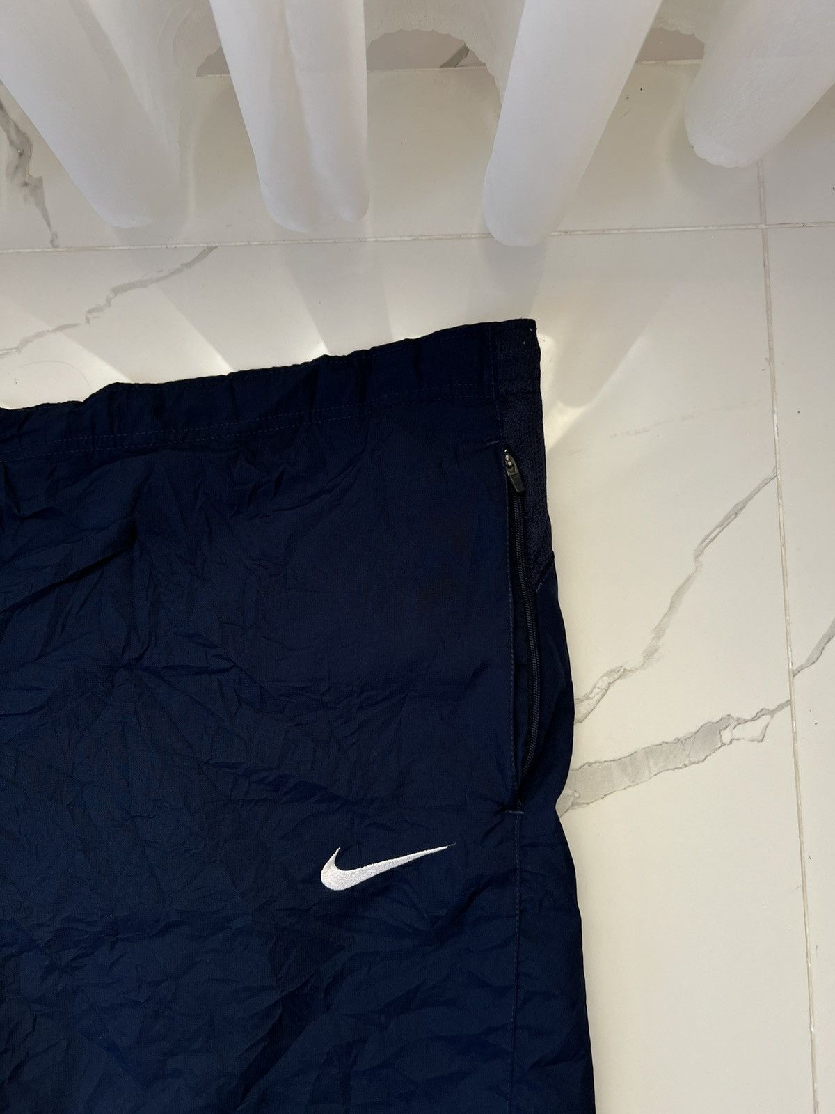 Nike × Vintage 90’s NIKE DRI FIT GORPCORE SWOOSH LOGO BAGGY TRACK PANTS Size US 36 / EU 52 - 3 Thumbnail