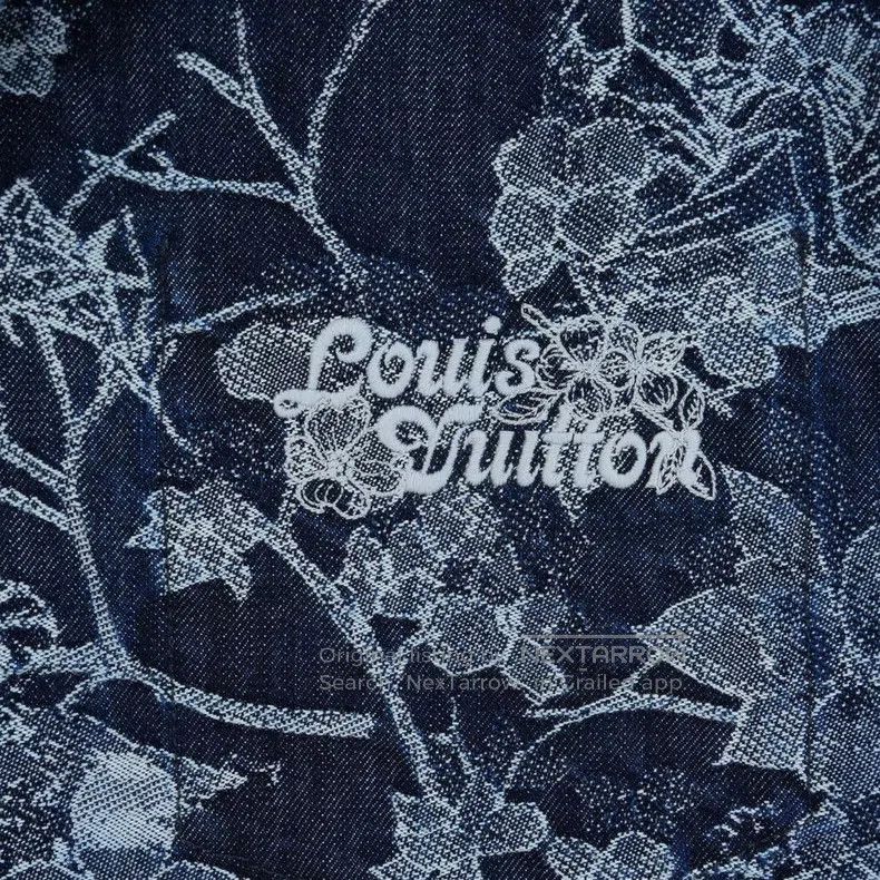Louis Vuitton Louis Vuitton 24 Fall/Winter New Black Plant Print Full Pr Size US XL / EU 56 / 4 - 4 Thumbnail