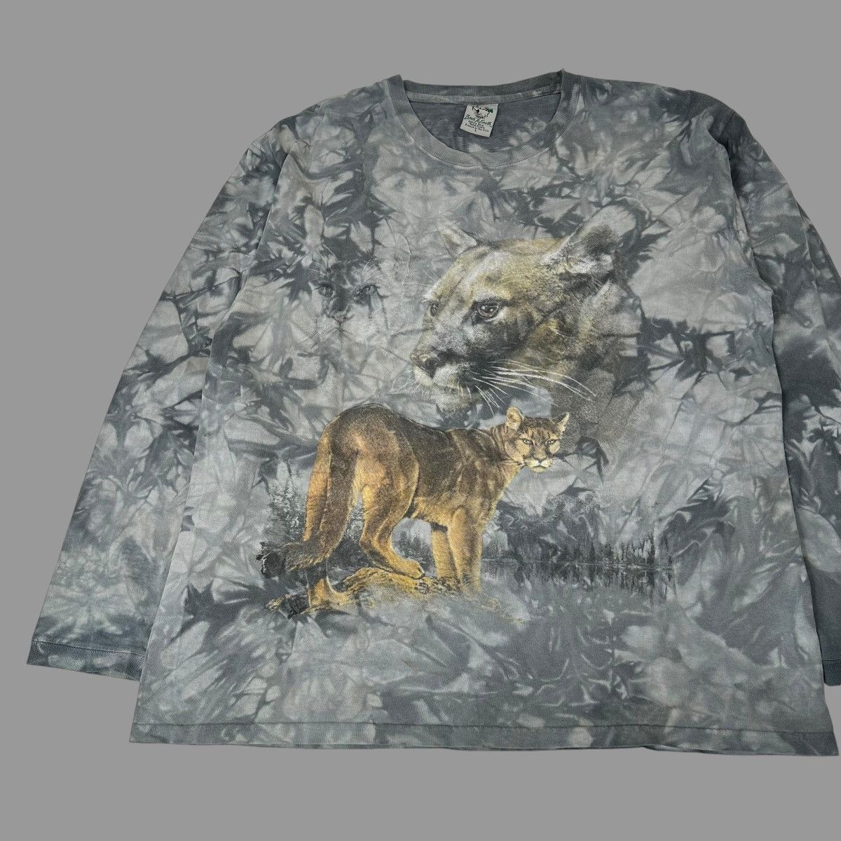 Vintage Vintage 90s long sleeve animal tshirt Size US L / EU 52-54 / 3 - 2 Thumbnail