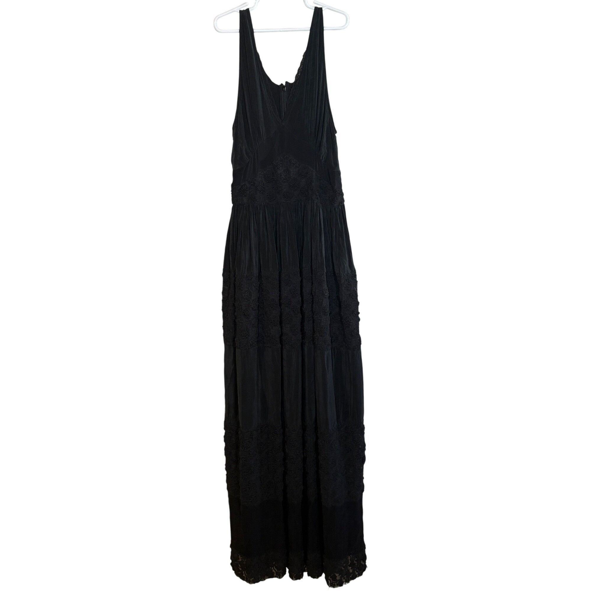 Other Floreat Women’s Lace Maxi Dress Black 4 Boho Chic, Whimsygot Size S / US 4 / IT 40 - 2 Thumbnail