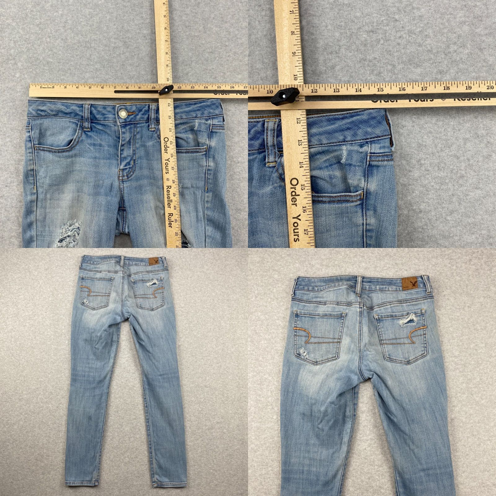 American Eagle Outfitters VINTAGE: No — [Original title must be rearranged using only words from original title]. Size 30" / US 8 / IT 44 - 8 Thumbnail