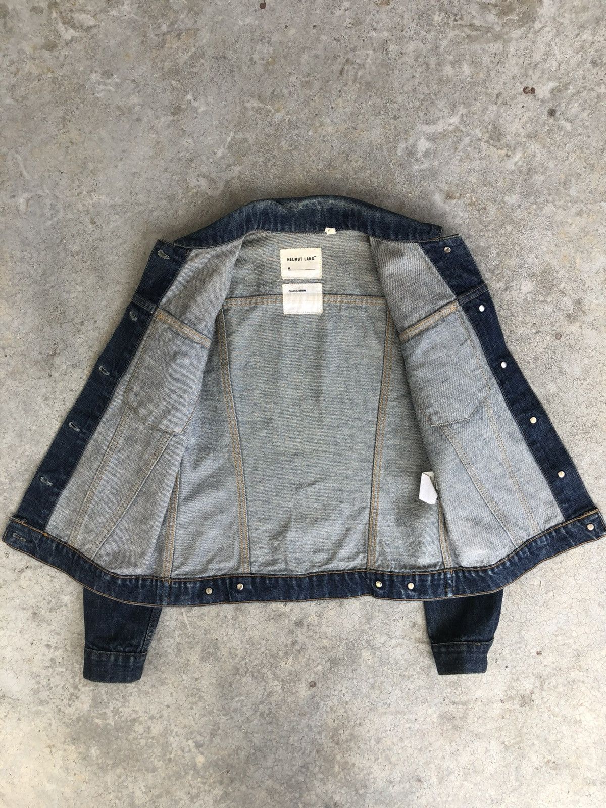 Helmut Lang Helmut Lang Denim Jacket Classic Denim Distressed Size US XS / EU 42 / 0 - 17 Thumbnail