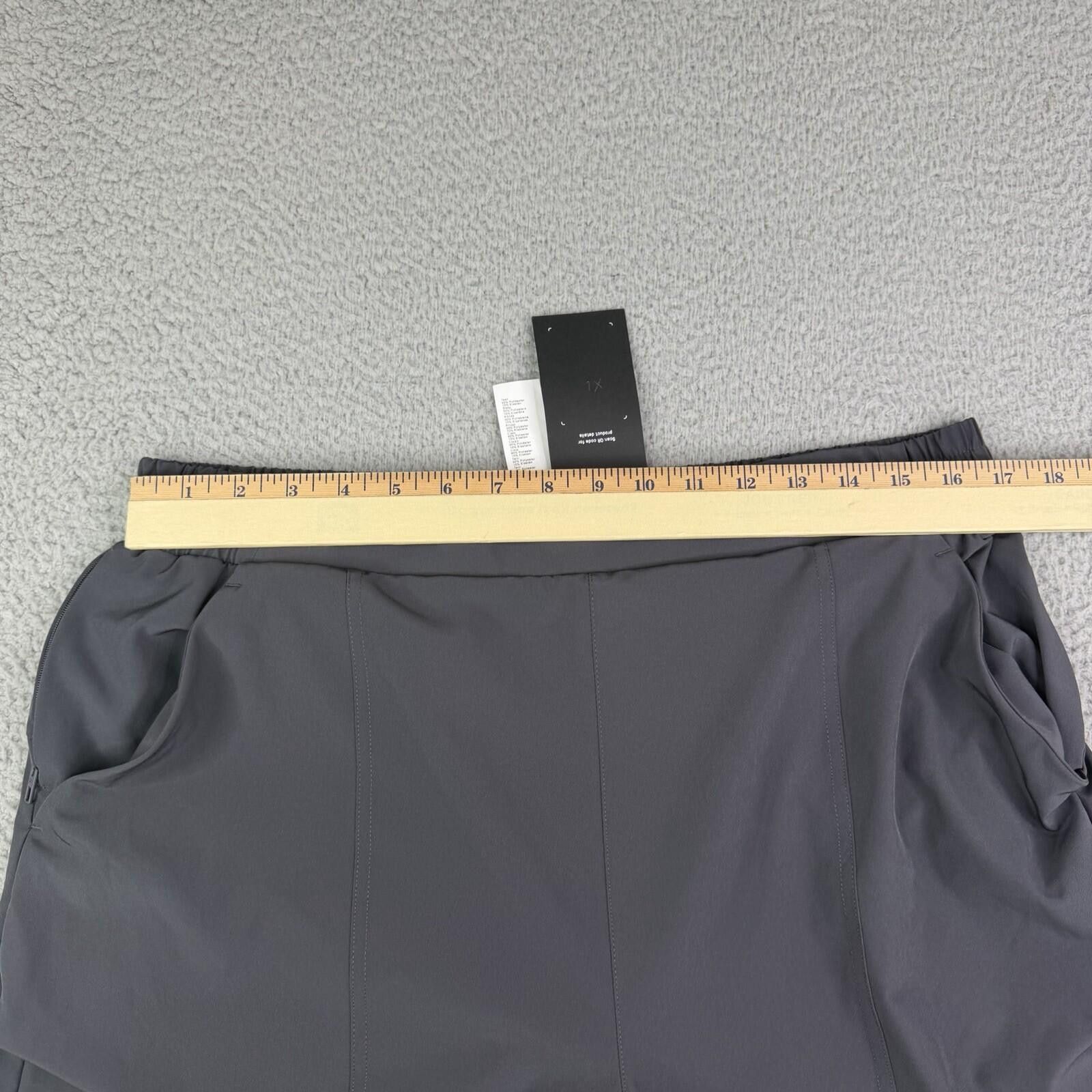 Fabletics Fabletics NWT On-The-Go Wide Leg Pull On Pants Gray Size XL Size 40" / US 18 - 3 Thumbnail