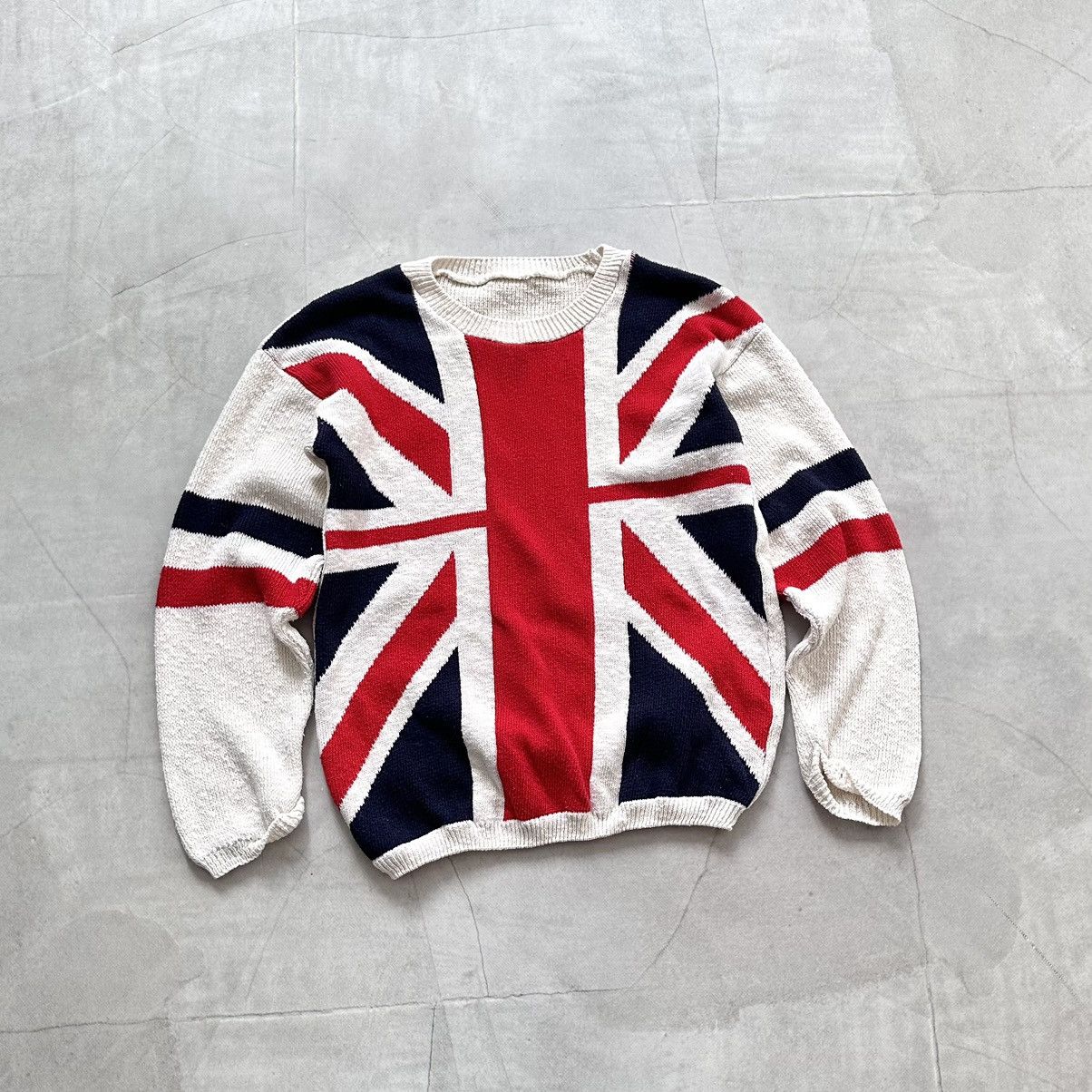 Hysteric Glamour × Undercover 00s British London Flag Knit Sweater LGB Galliano Style Size M / US 6-8 / IT 42-44 - 1 Thumbnail